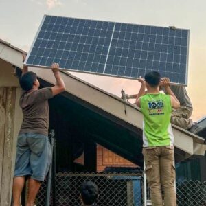 แผงโซล่าเซลล์ ให้น้องมีไฟใช้ และรักษ์โลกไปด้วยกัน (ระบุจำนวนเงิน)